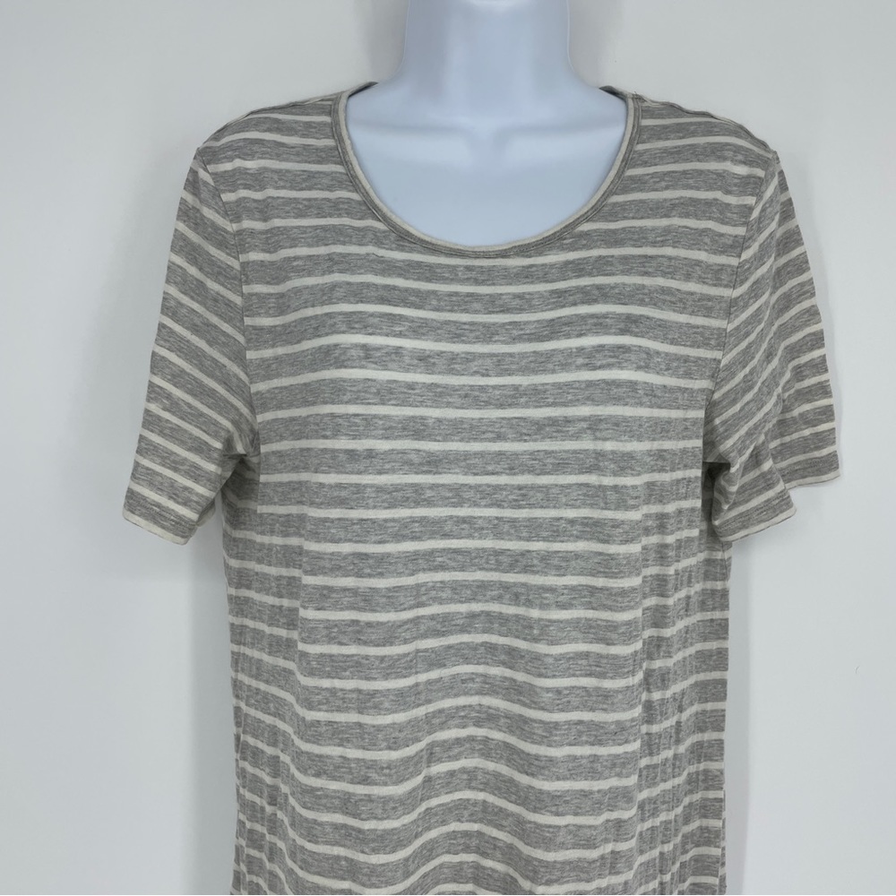 Faherty Grey T Shirt Dress lightweight - Picture 8 of 8